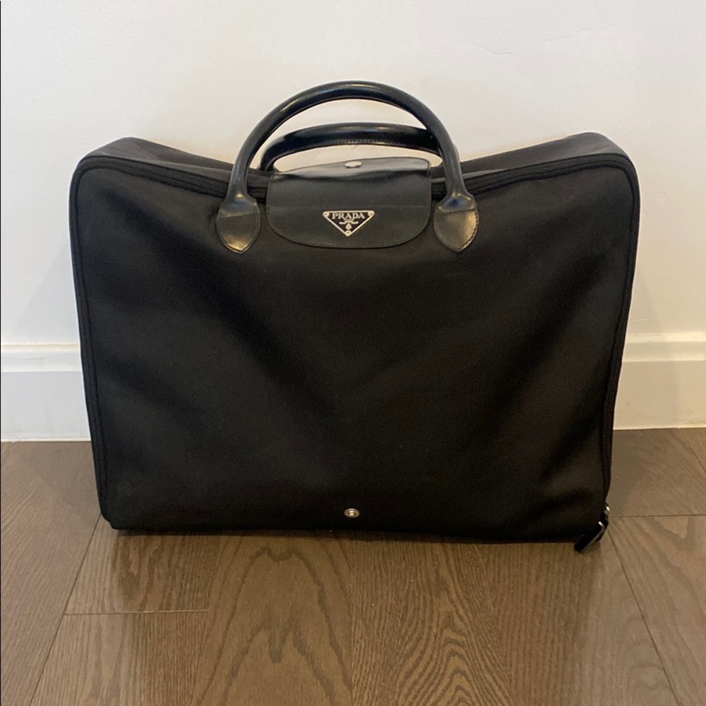 Prada Elegant Black Briefcase /Suitcase